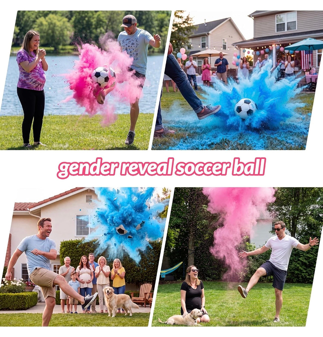 Gender Reveal Soccer Ball