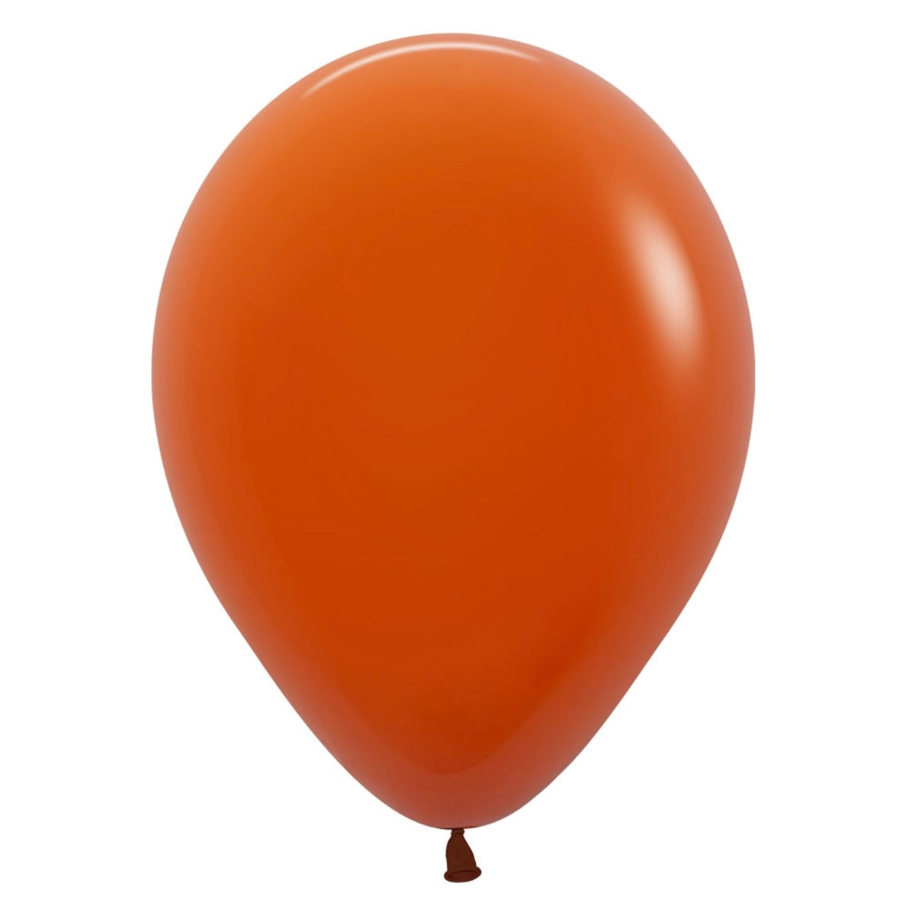 Fashion Sunset Orange Round Latex Balloon