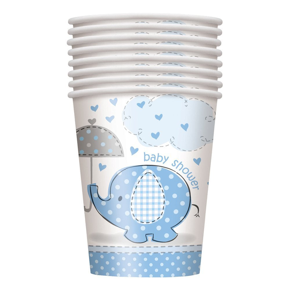 9.oz/270ml Elephant Baby Shower Cups (8pcs)