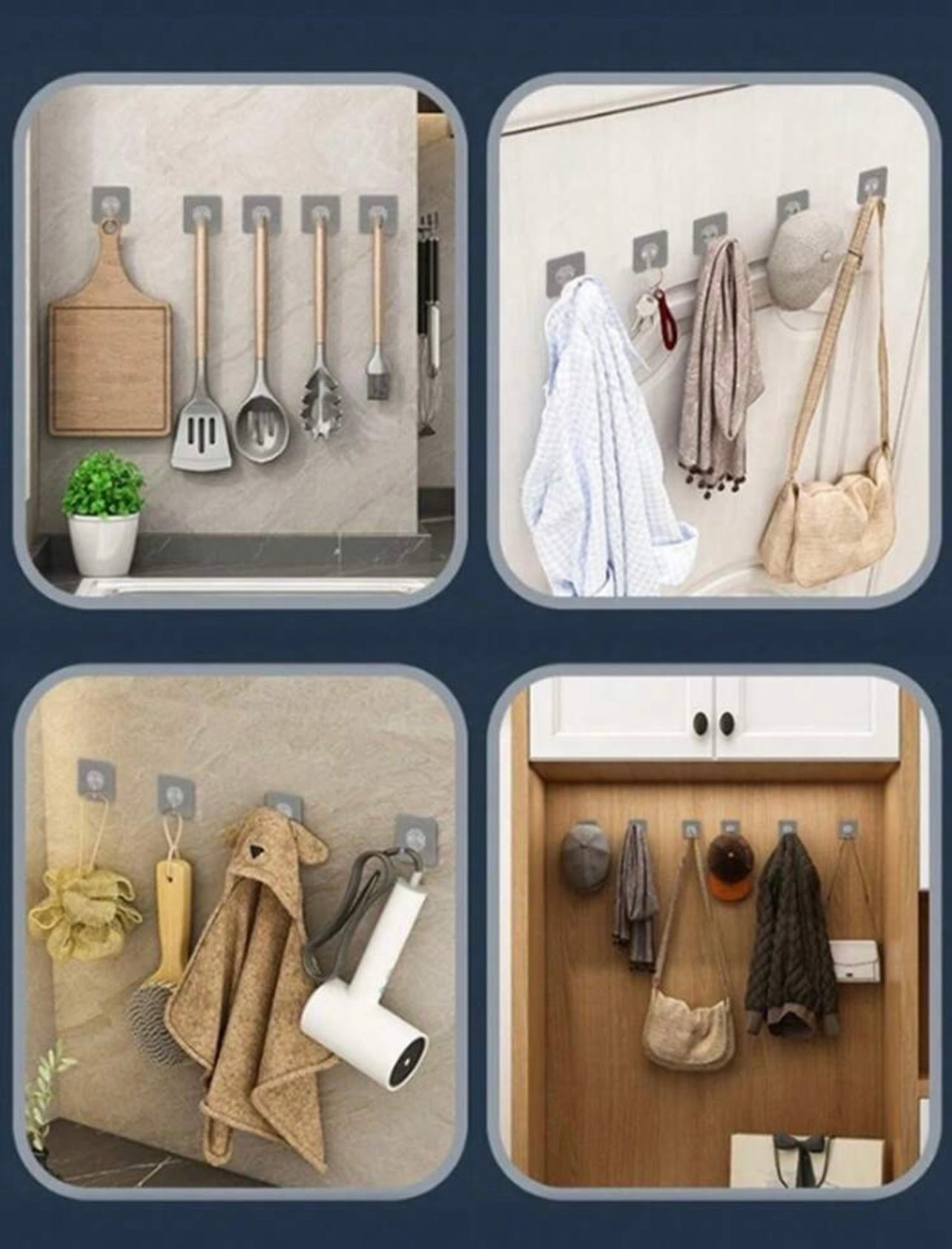 Adhesive Wall Hooks