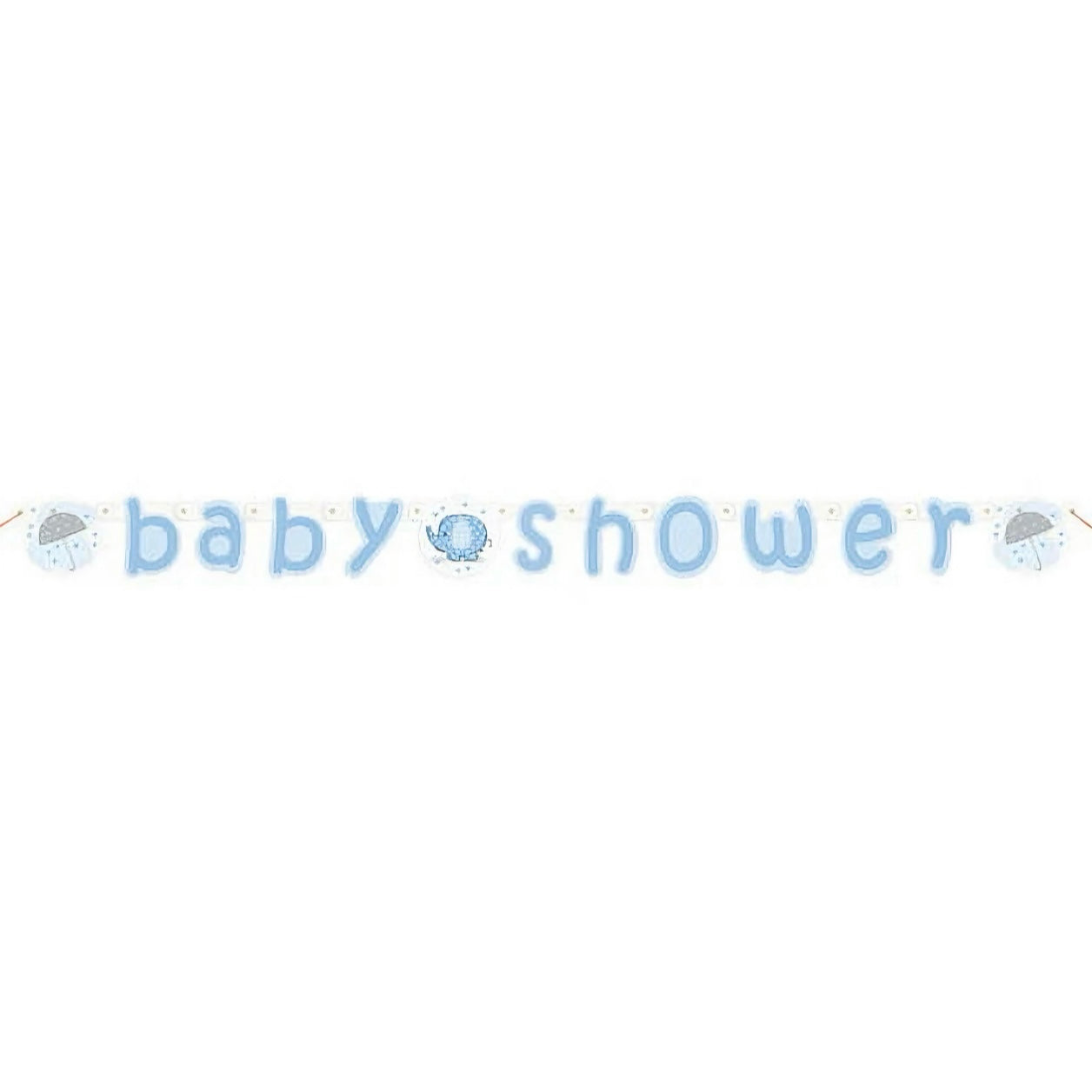 5.24ft Elephant Baby Shower Banner (1 pc)