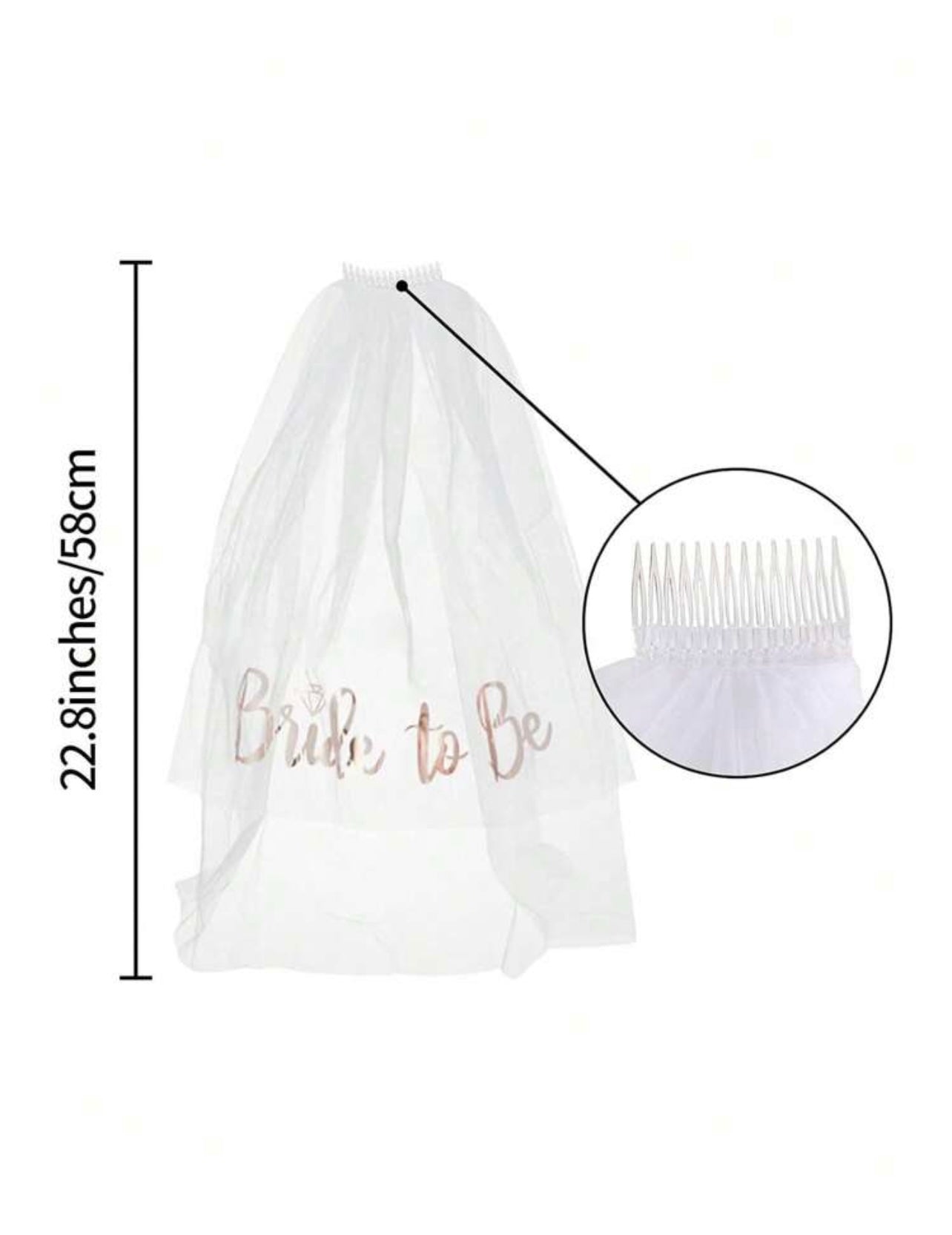 Bride to Be Party Set (Rose Gold)