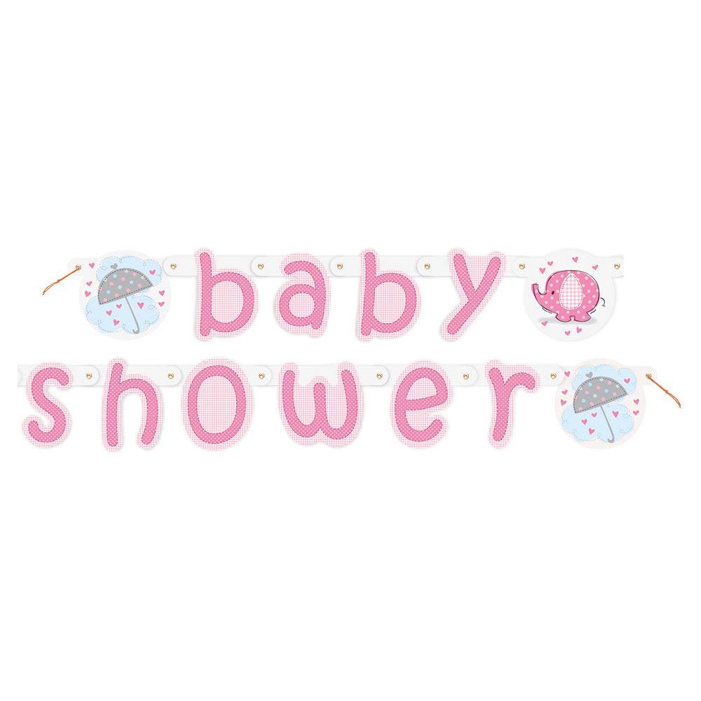 5.24ft Elephant Baby Shower Banner (1 pc)