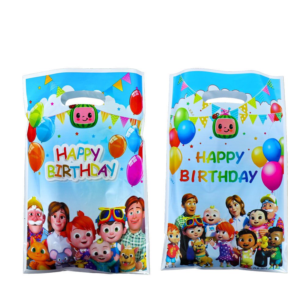 Cocomelon Character Loot Bags (10 pcs, per pk)