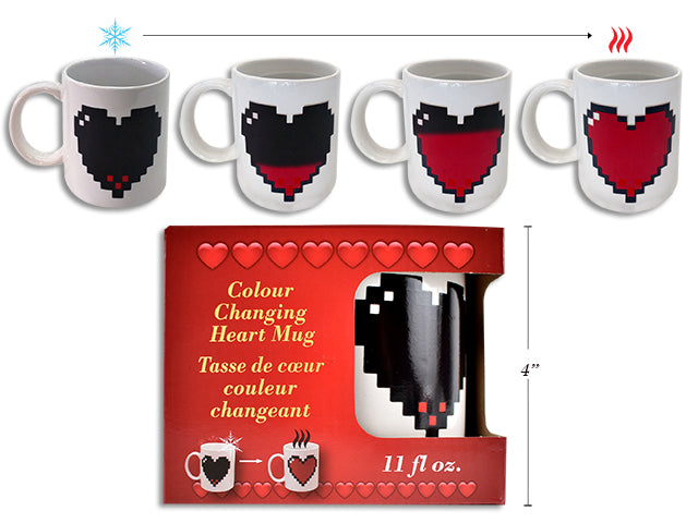 Hot & Cold Color Changing Valentine Mug (1 pc)