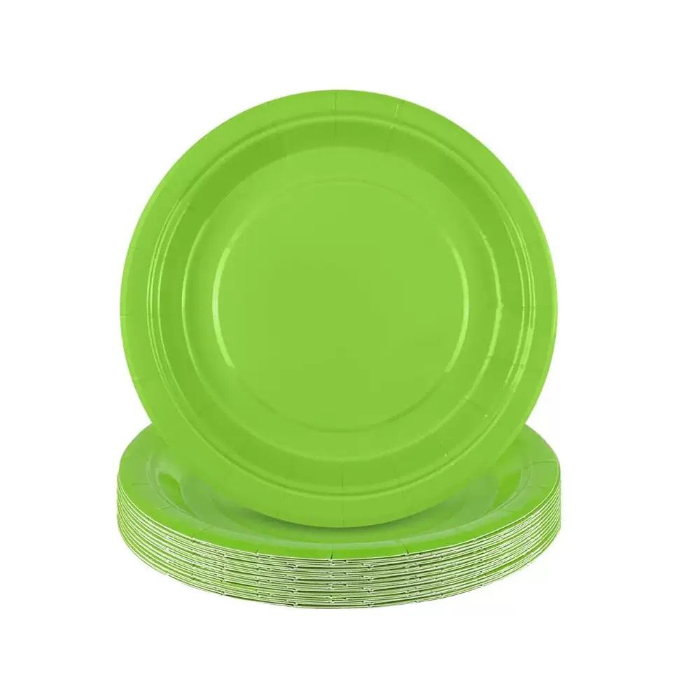 96pc Lime Green Partyware Bundle