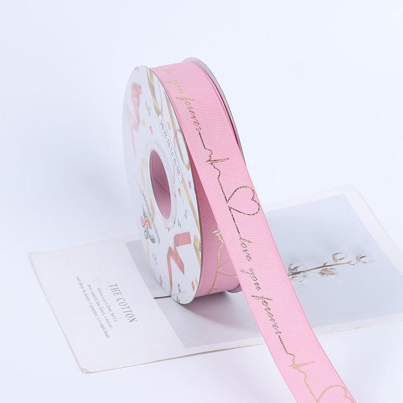 Love You Forever Print Ribbon (50 yards per roll, 1” width)