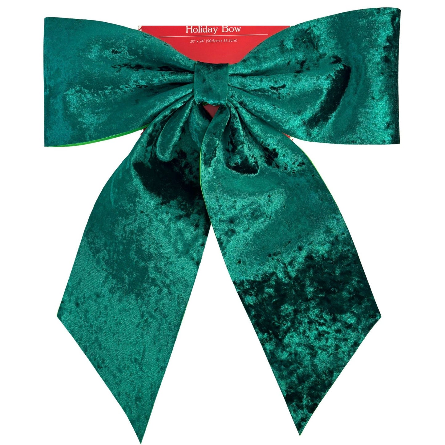 Velvet Sponge Christmas Bows (Lg)