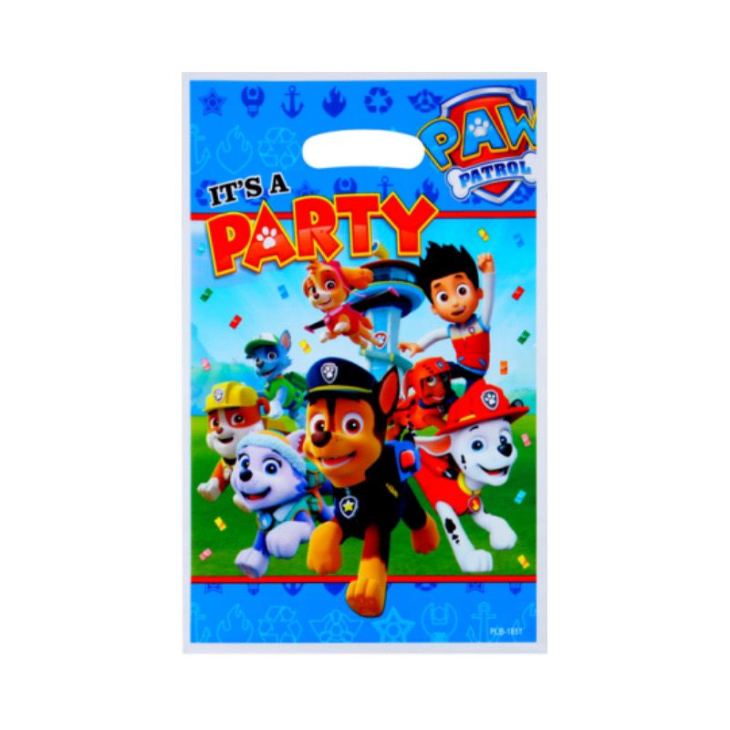 Paw Patrol Character Loot Bags (10 pcs, per pk)