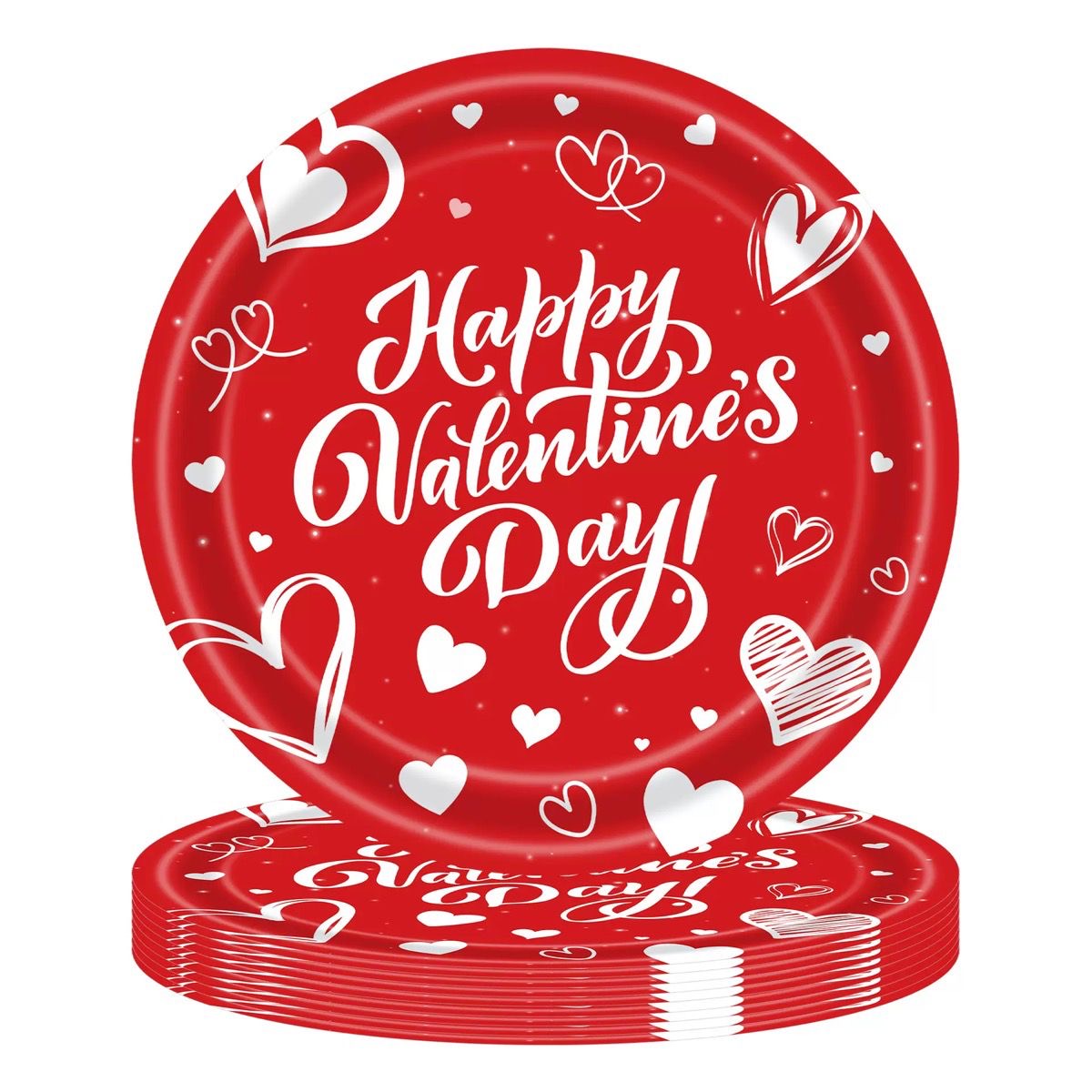 80 pcs Valentine’s Partyware Bundle