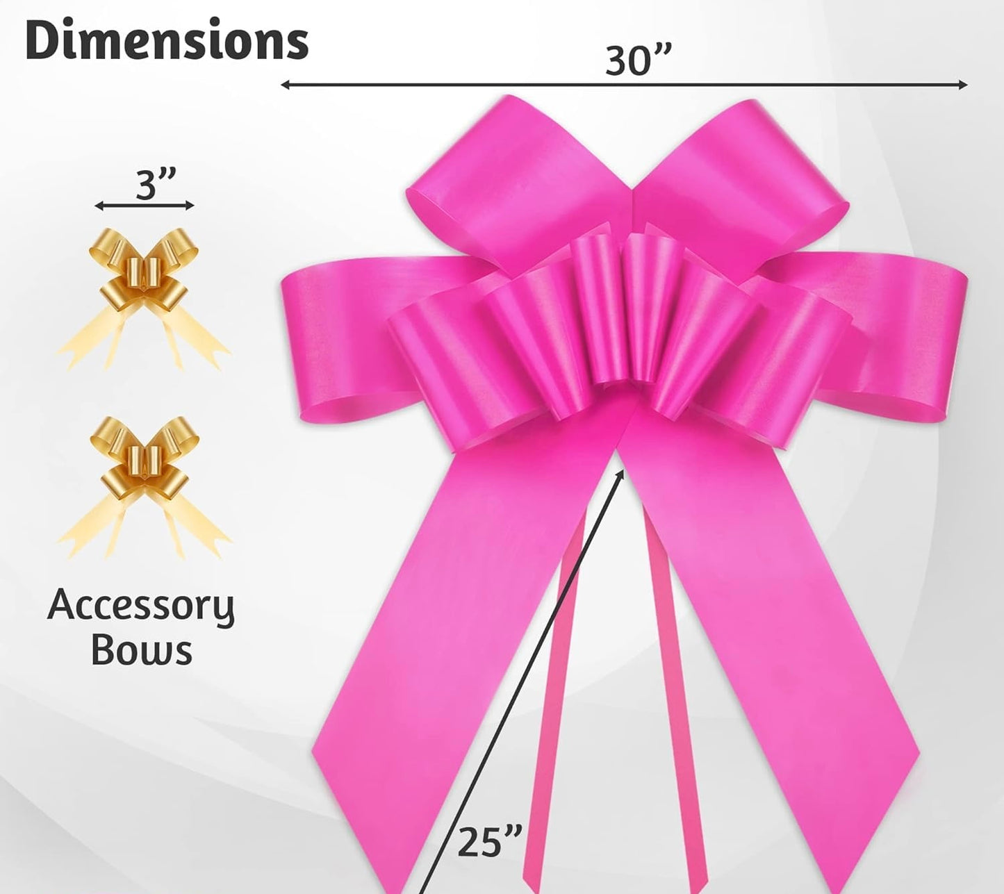 2.5ft Giant Bows