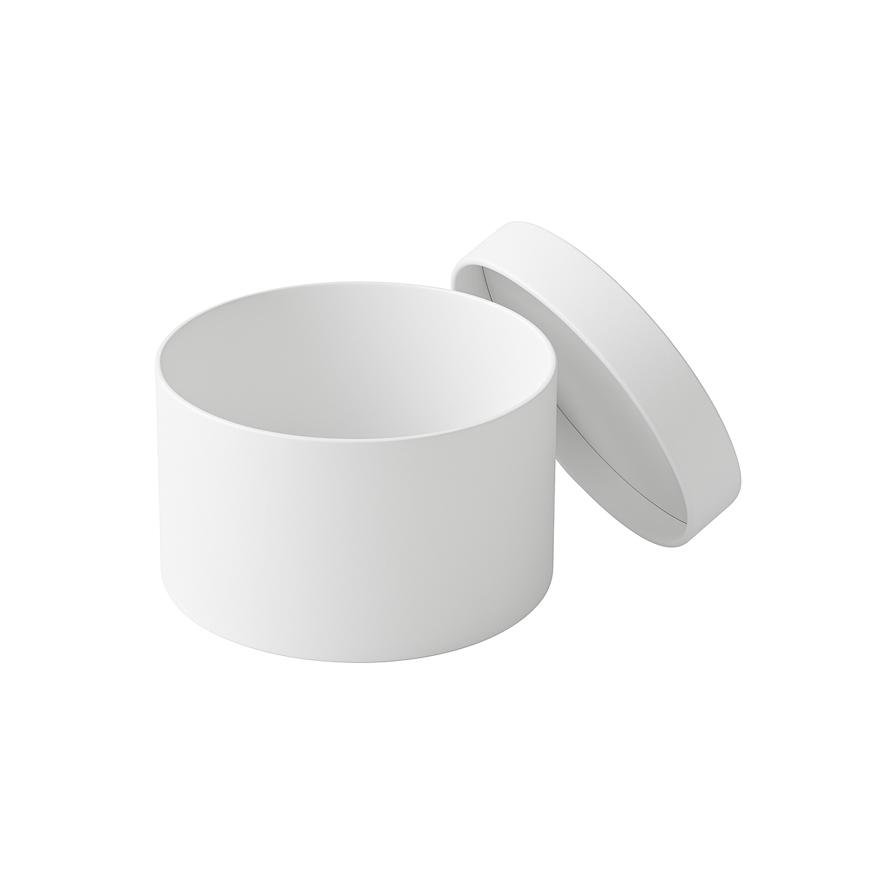 Satin Finished Acrylic Round Boxes (1 pc)