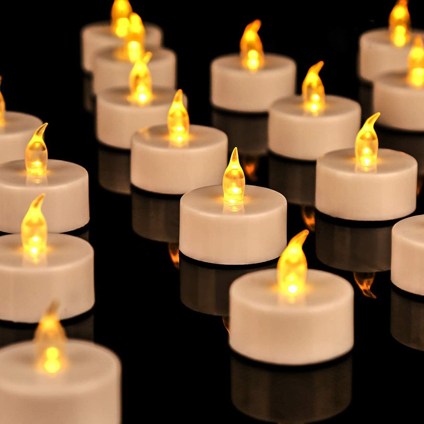 Battery Operated Tea Lights (Warm)