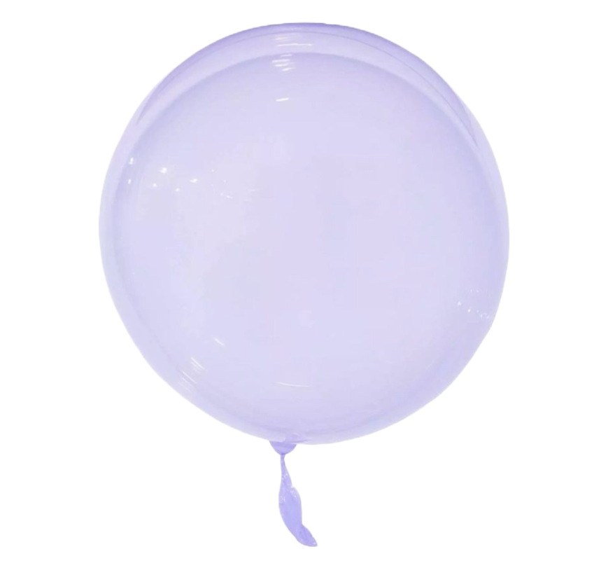 18” Lilac Bubble/Bobo Balloon