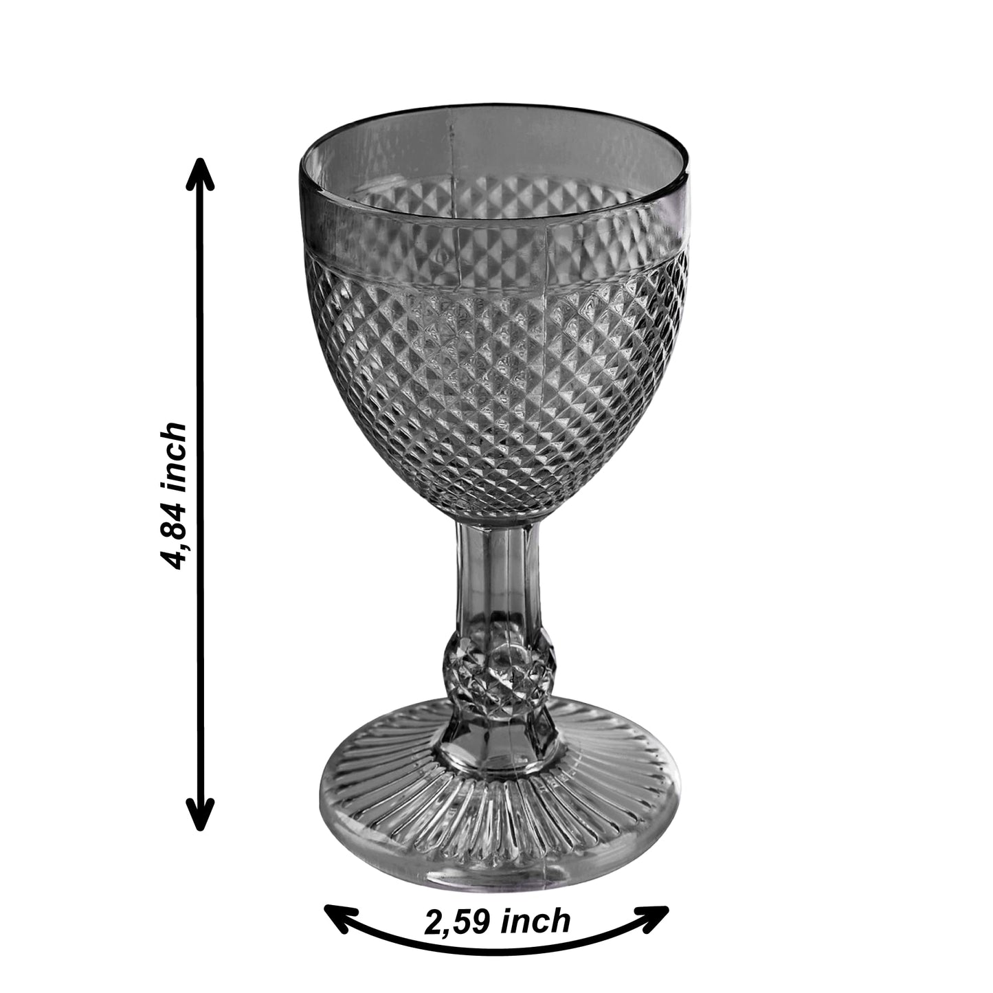 10.8 oz Vintage Boston Water Goblets (4 pcs)
