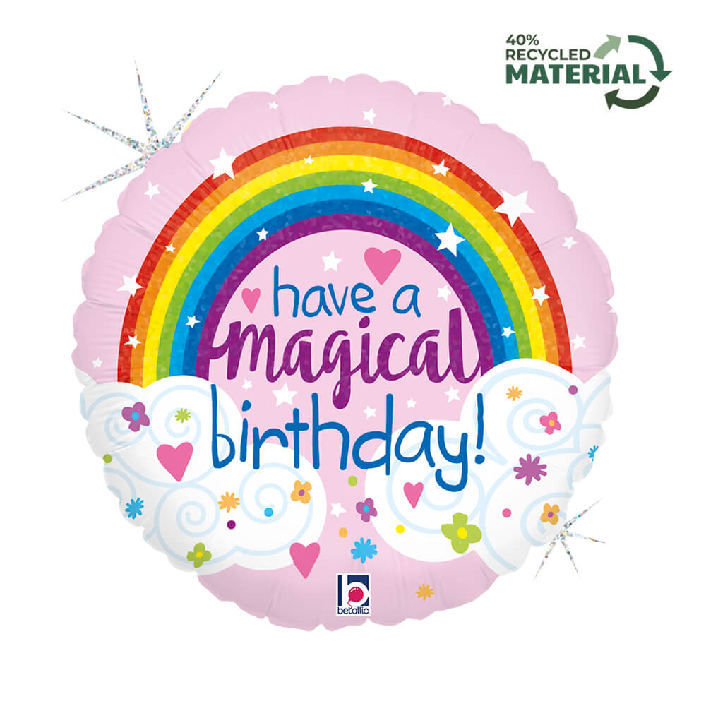 18" Magical Birthday Foil Balloon