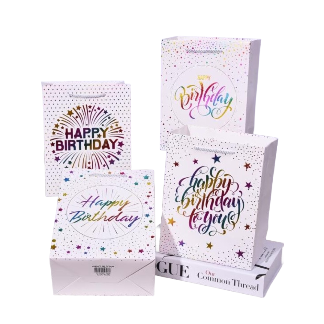 Rainbow Birthday Gift Bag (Medium)