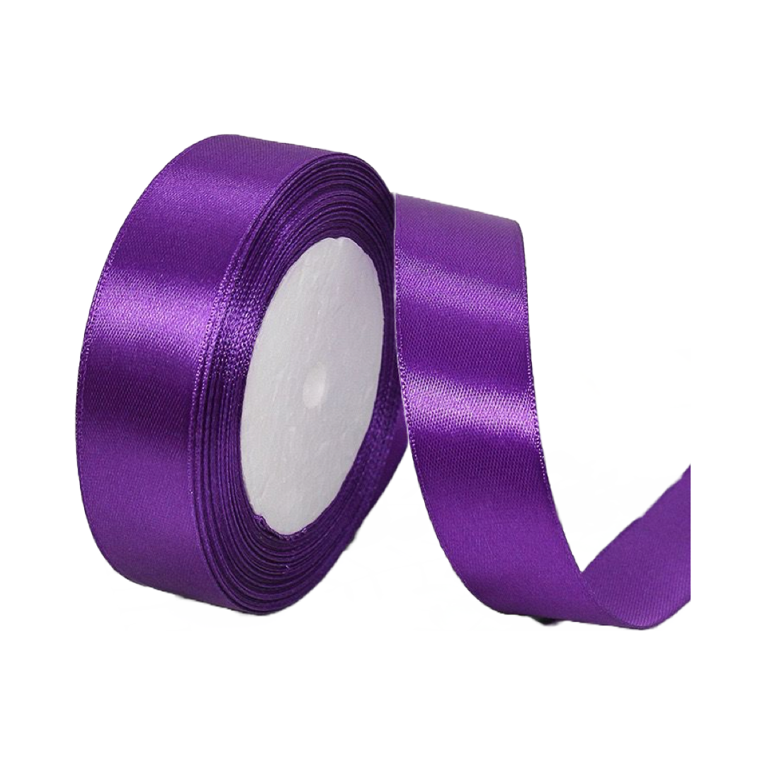 Satin Ribbon (25 yards per roll, 1” width)