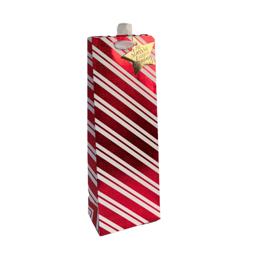 Contemporary Christmas Bottle Gift Bags
