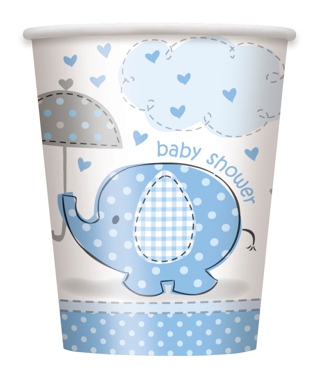9.oz/270ml Elephant Baby Shower Cups (8pcs)