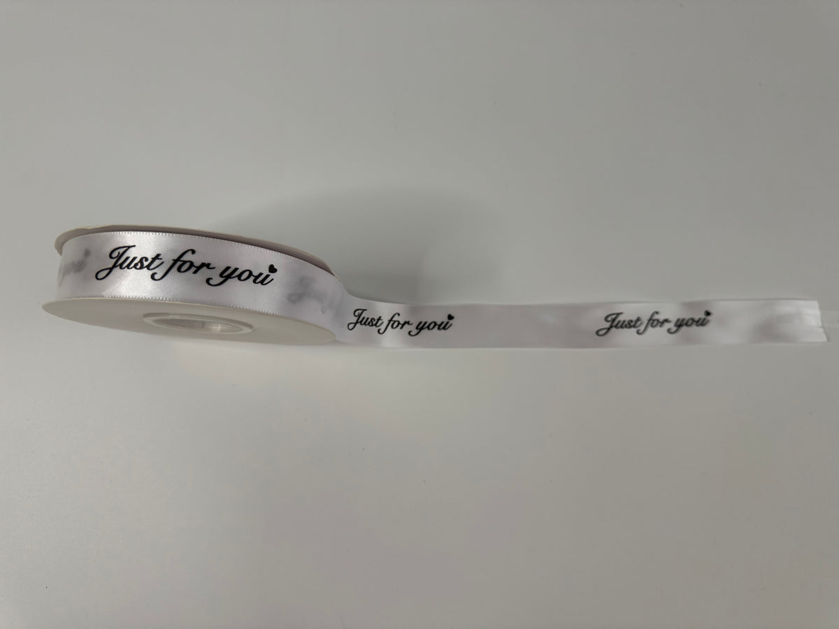 Just for You Ribbon (50 yards per roll, 1” width)