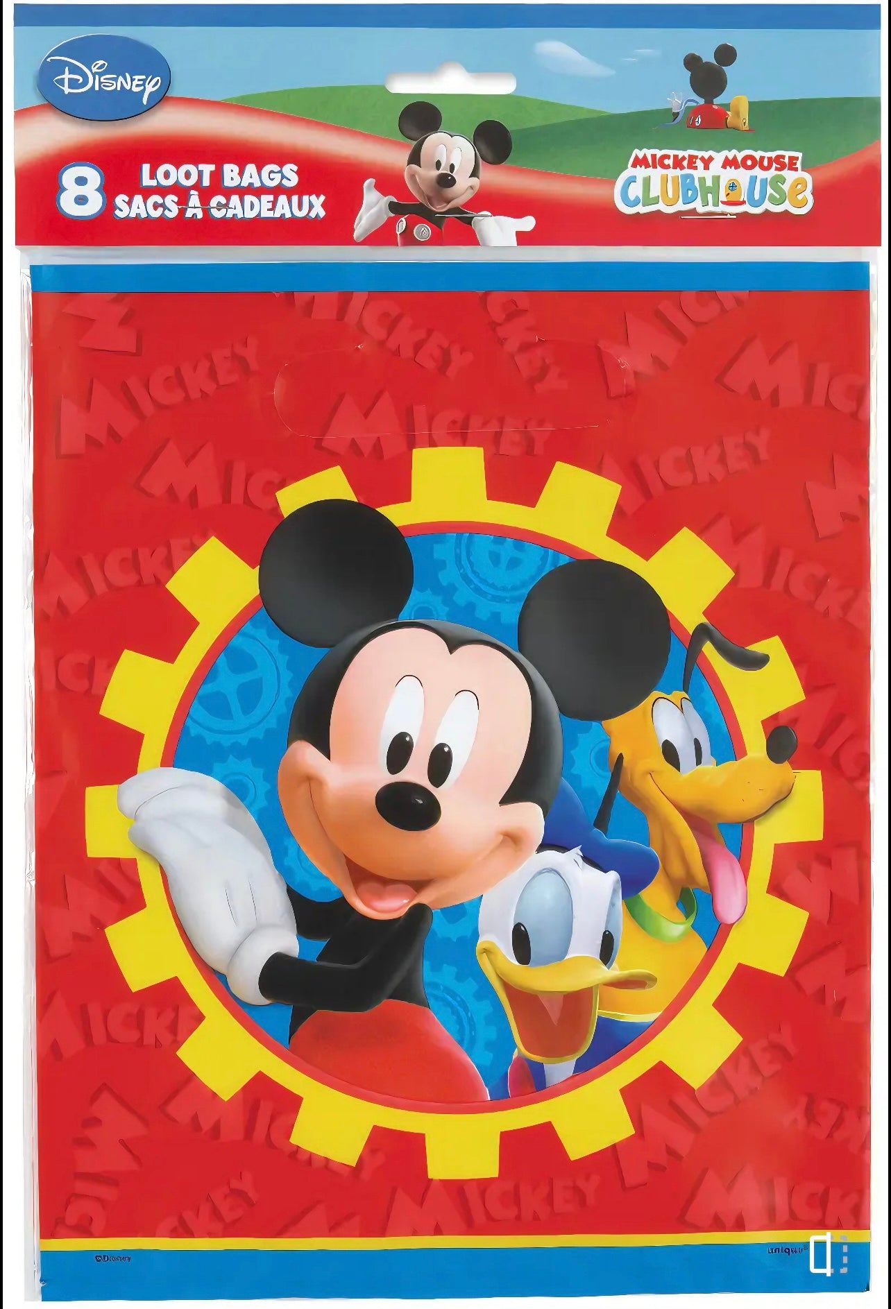 Mickie Mouse Loot Bags (8 pcs, per pk)
