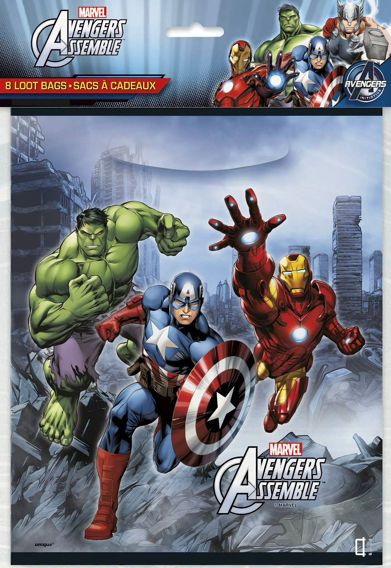 Avengers Loot Bags (8 pcs, per pk)