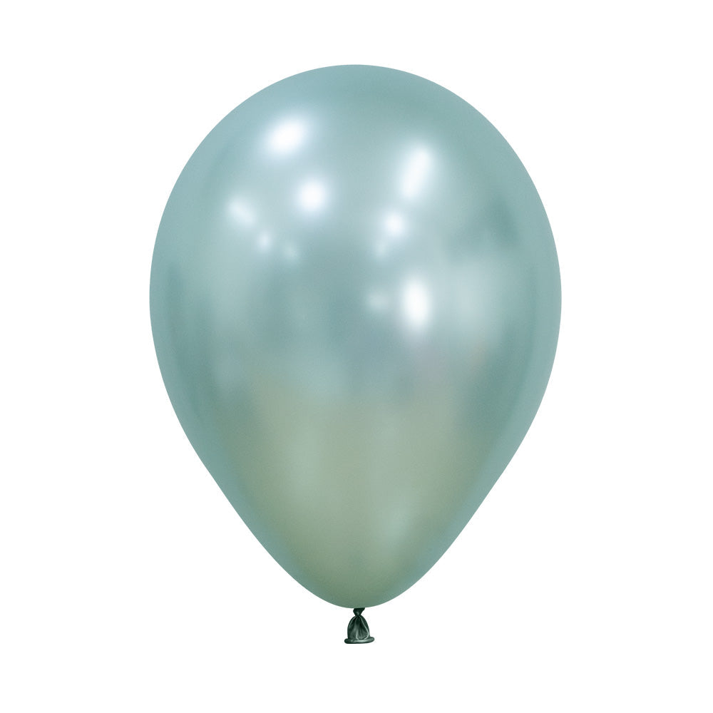Silk Cool Mint Round Latex Balloon