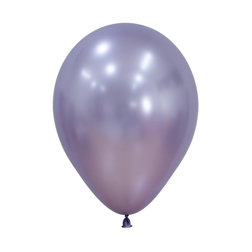 Silk Light Amethyst Round Latex Balloon
