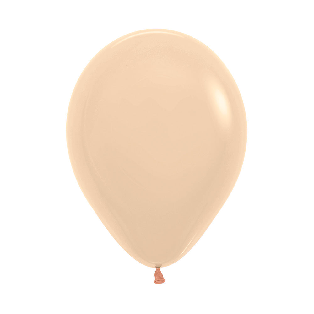 Pastel Matte Malibu Peach Round Latex Balloon