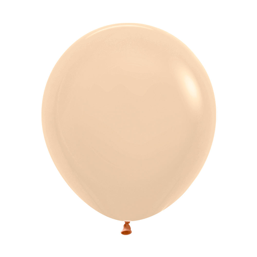 Pastel Matte Malibu Peach Round Latex Balloon