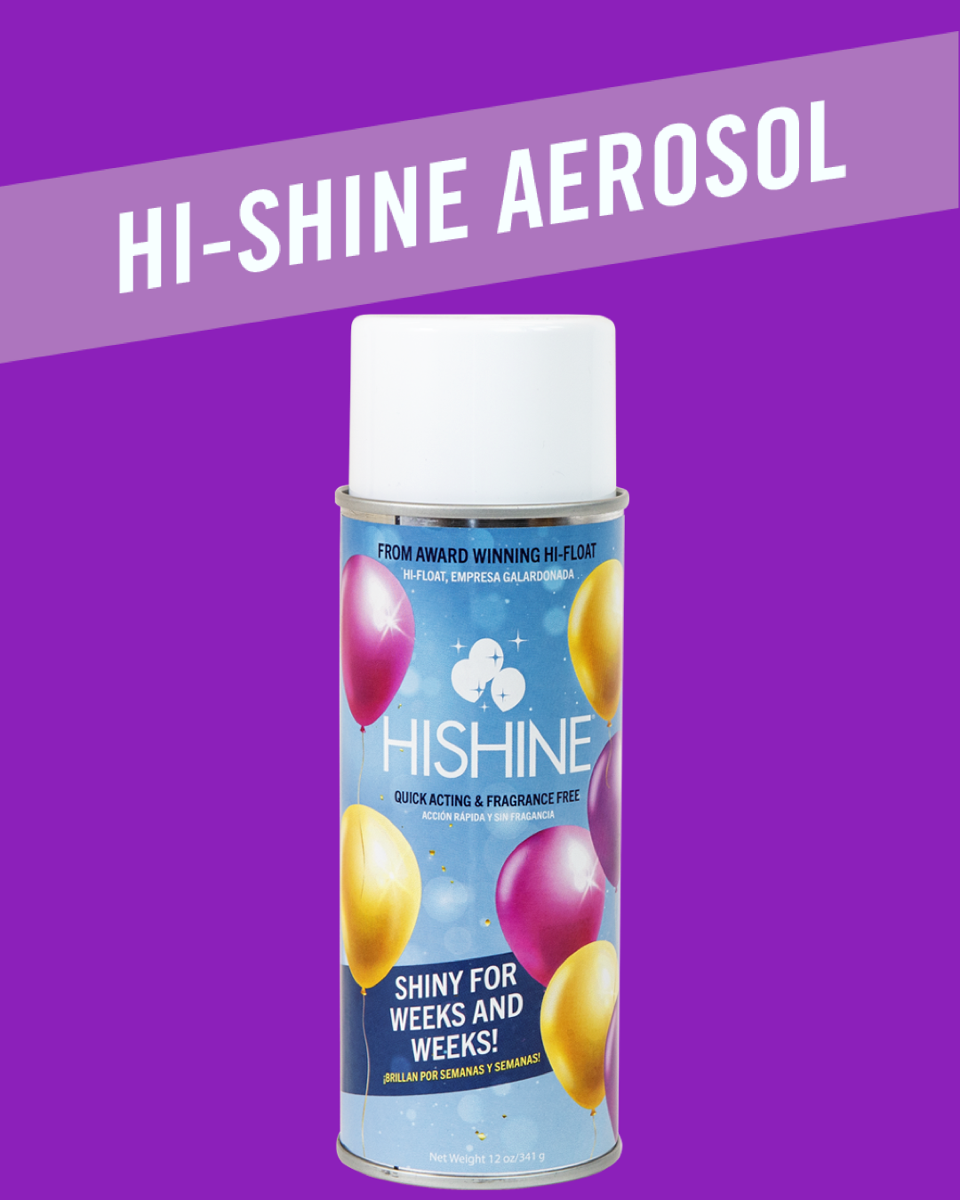 12oz HiShine Aerosol Canister