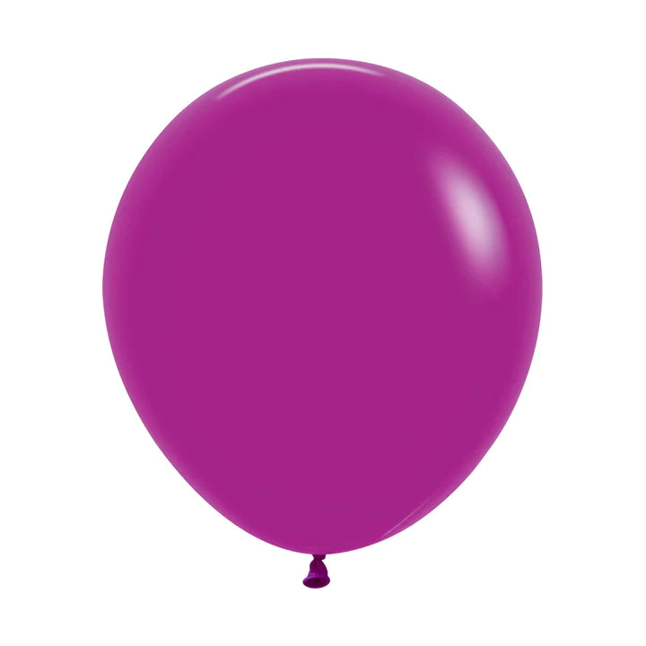 Fashion Purple Orchid Round Latex Balloon