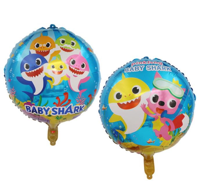 18” Baby Shark Foil Balloon (Double-Sided)
