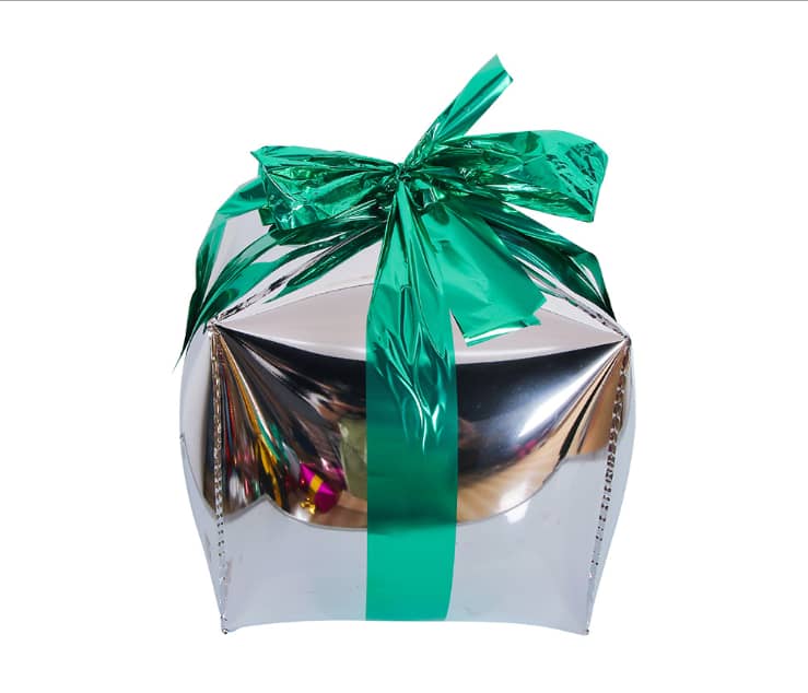 24" Gift Box/Cube Foil Balloon
