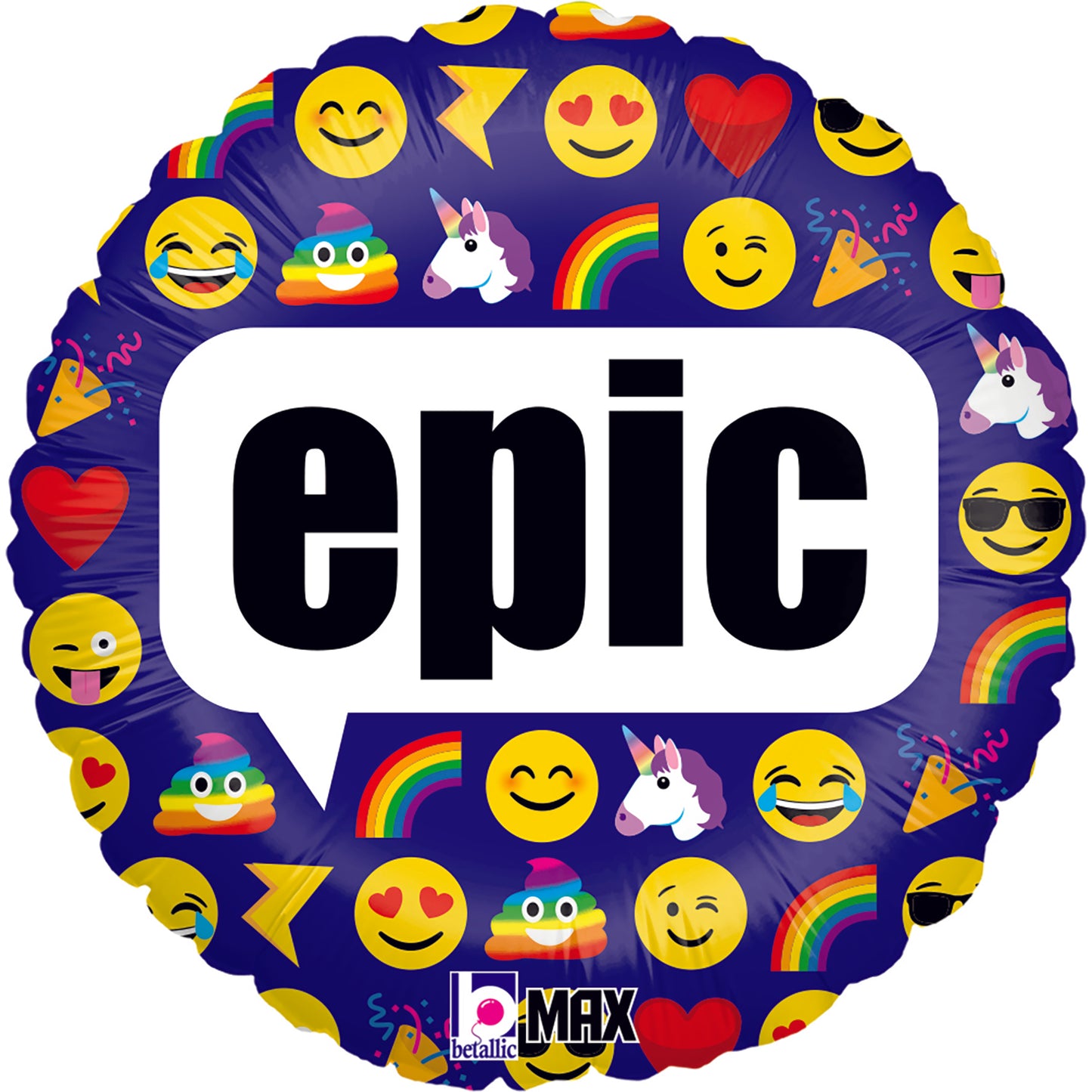 18" Emoji Epic Foil Balloon