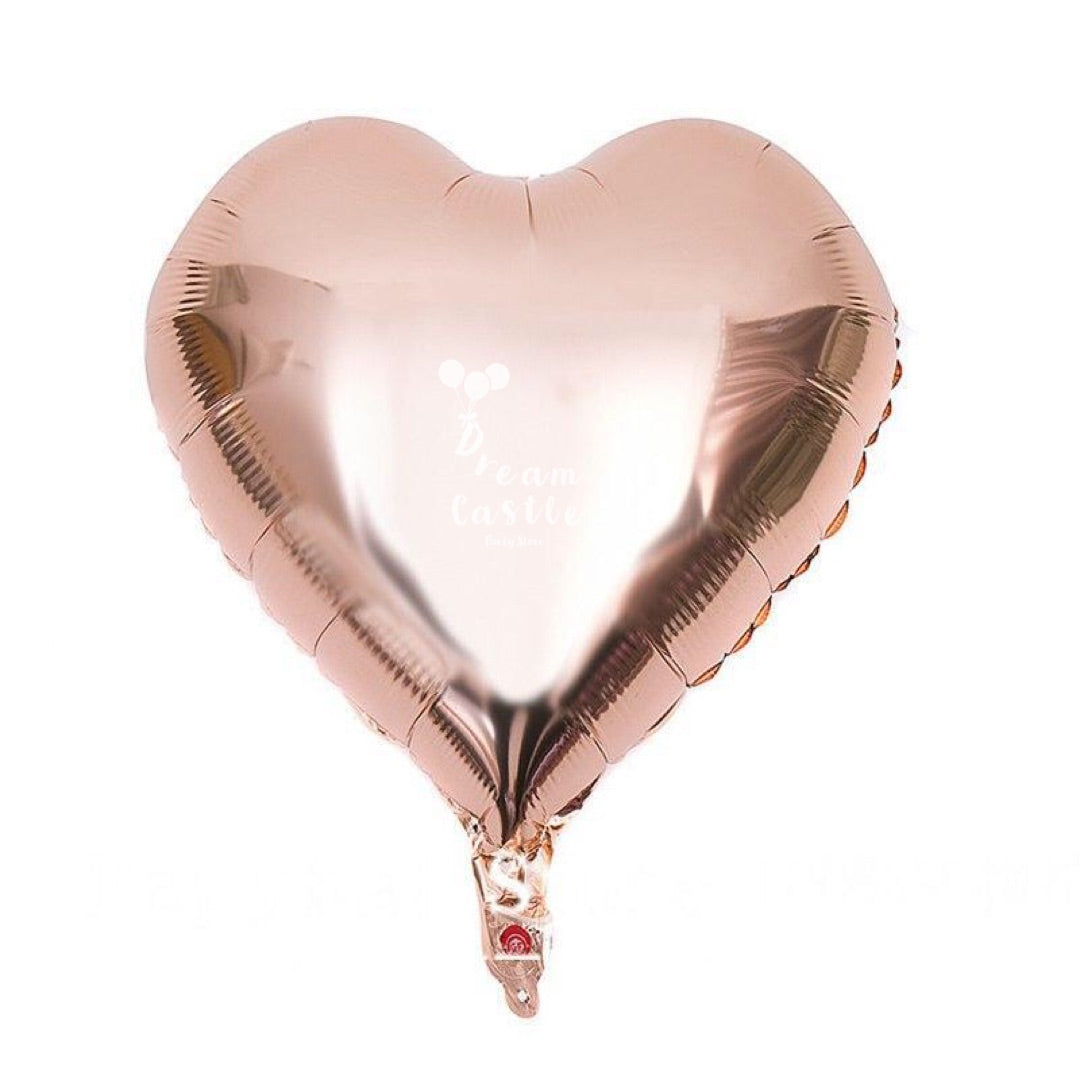 18" Rose Gold Heart Foil Balloon