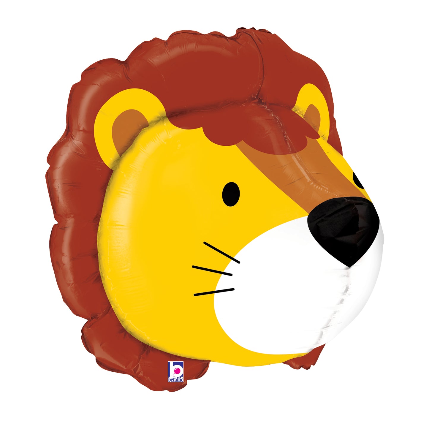 34" 3D Dimensional Lion Head Foil Balloon