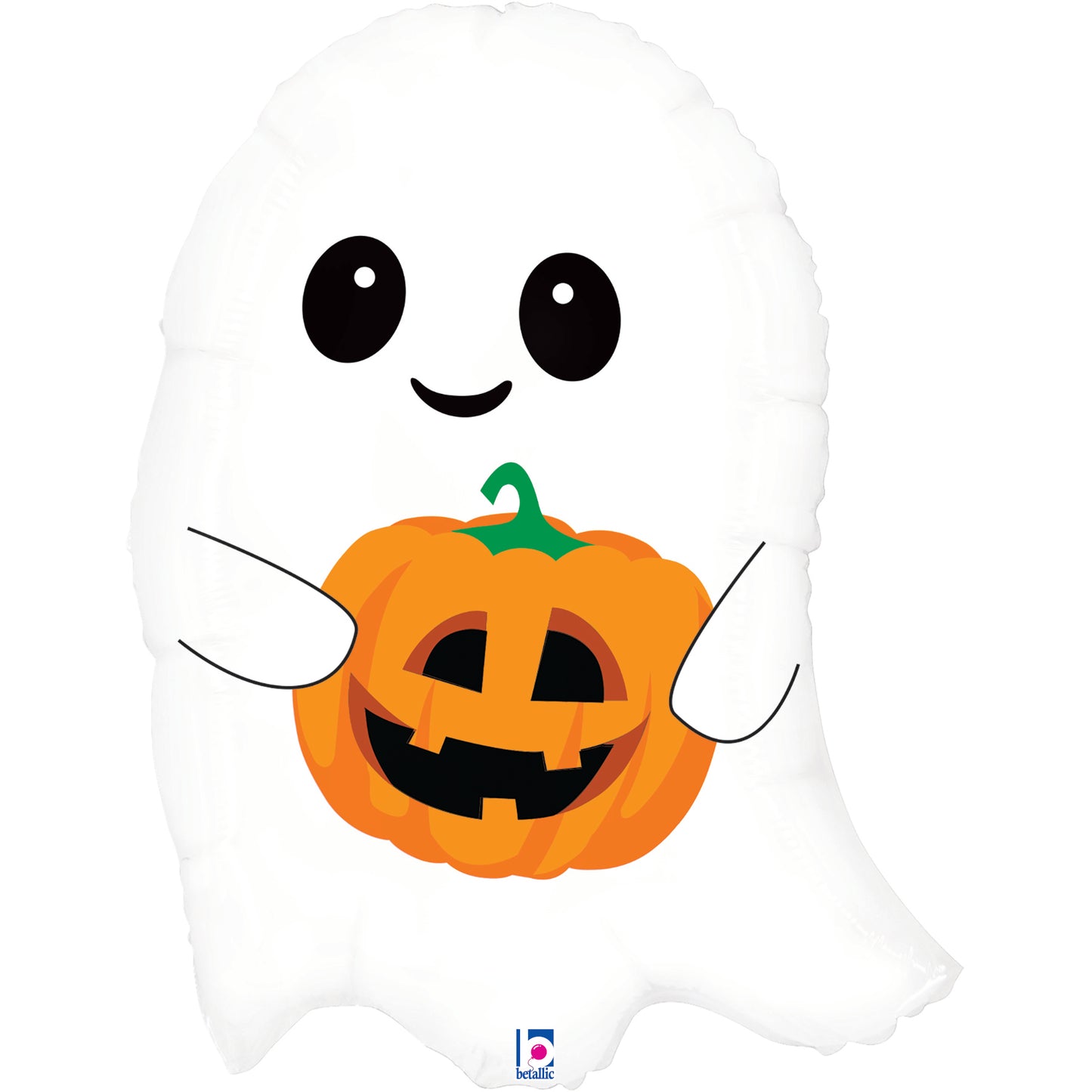 26" Cute Lil Ghost Foil Balloon