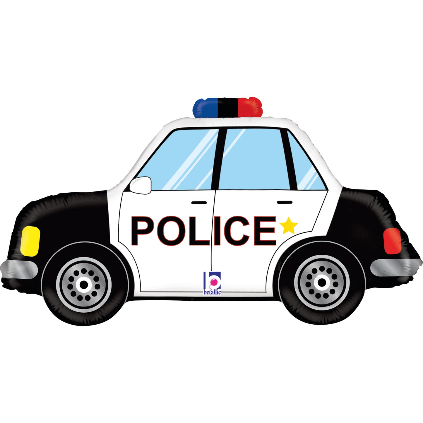 34" Police Car Foil Balloon