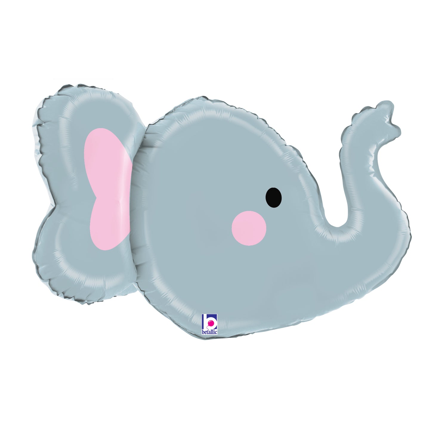 34" 3D Dimensional Elephant Head Foil Balloon