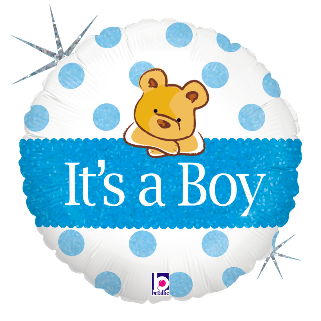 18" Holg. It's a Boy/Girl Baby Foil Balloon