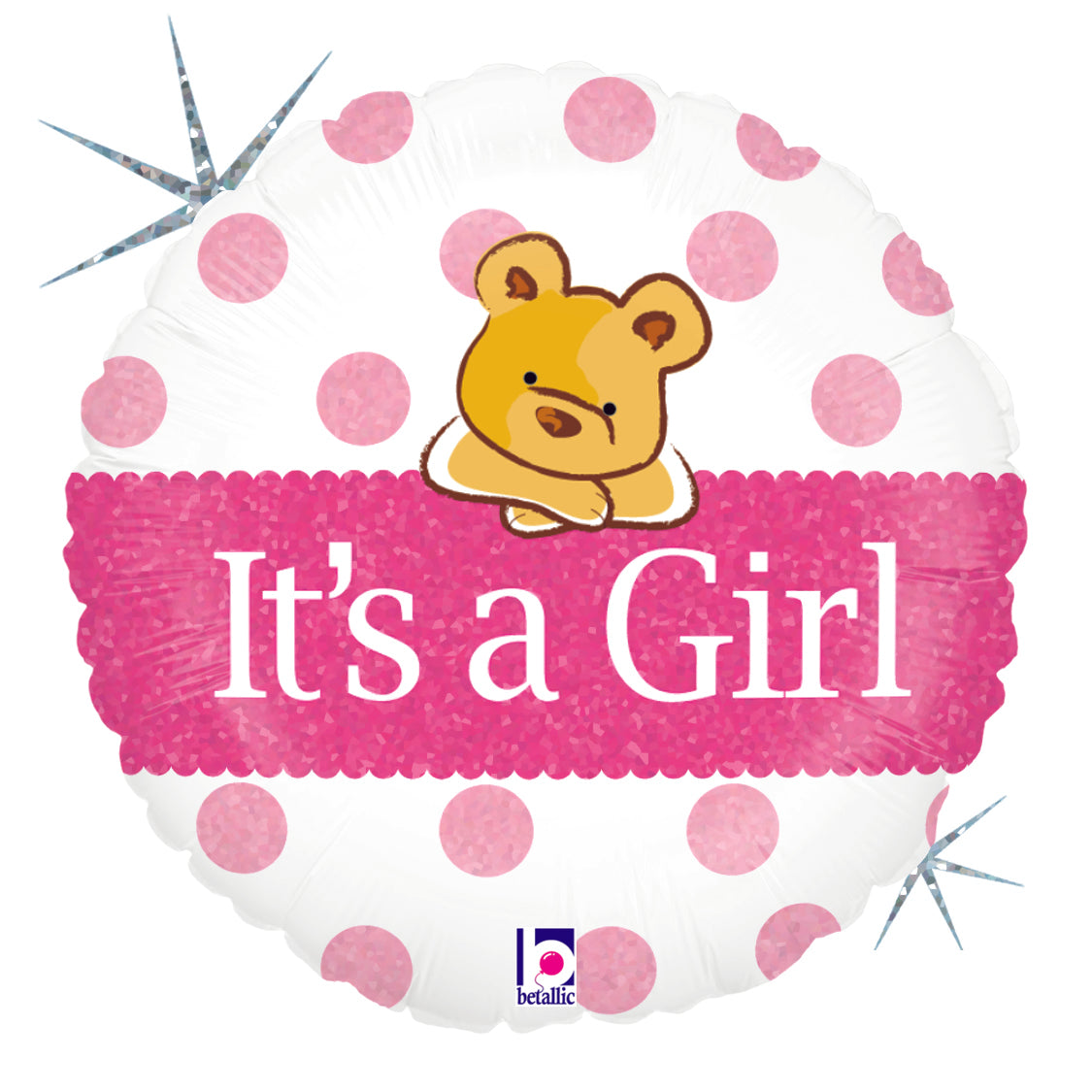 18" Holg. It's a Boy/Girl Baby Foil Balloon