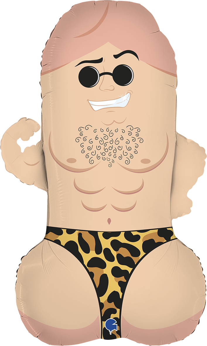 36" Mr. D/Dick Foil Balloon