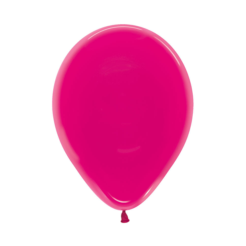 Crystal Fuchsia Round Latex Balloon
