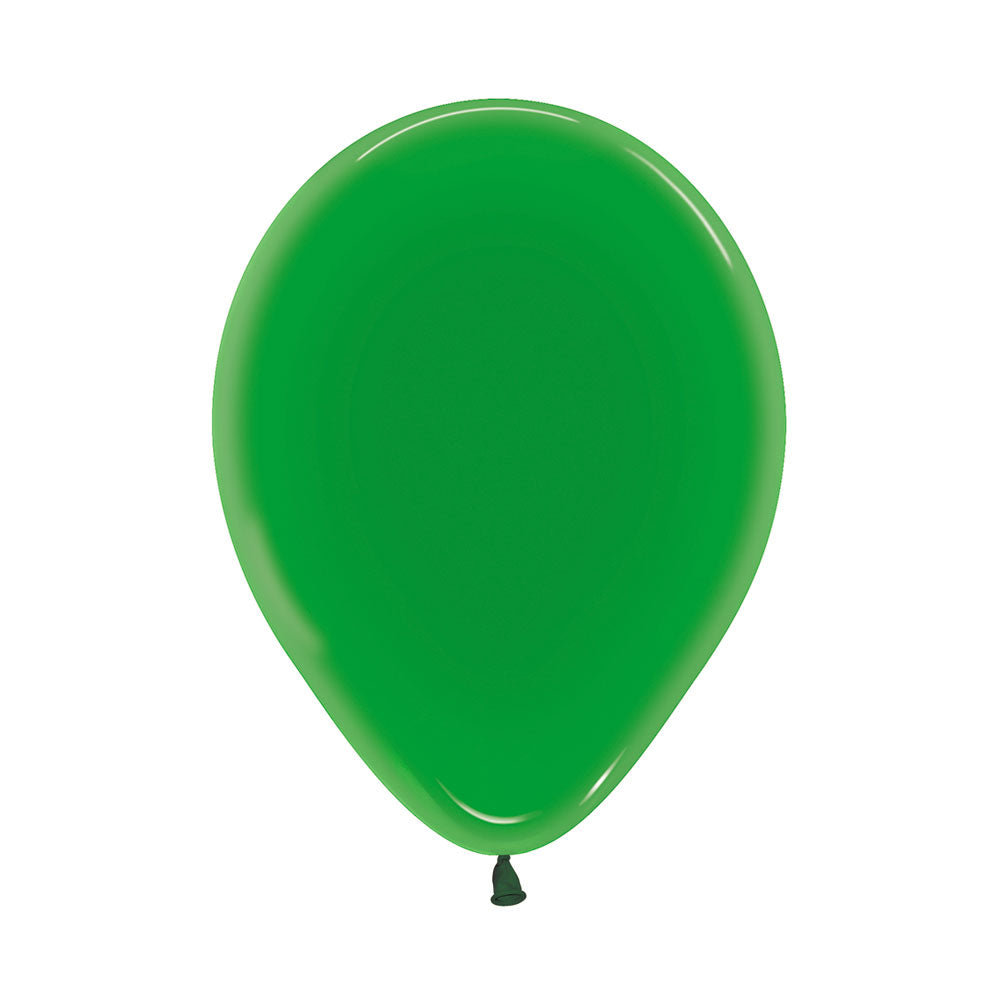 Crystal Green Round Latex Balloon
