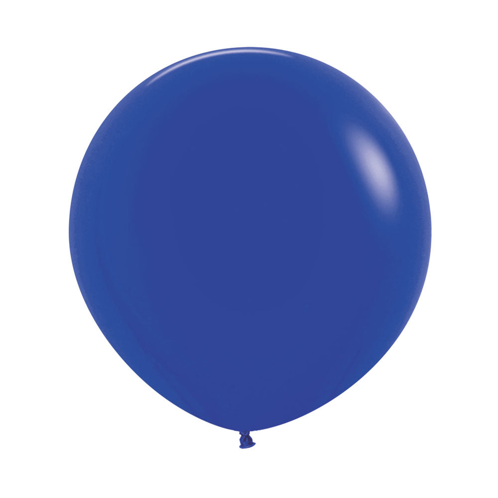 Fashion Royal Blue Round Latex Balloon
