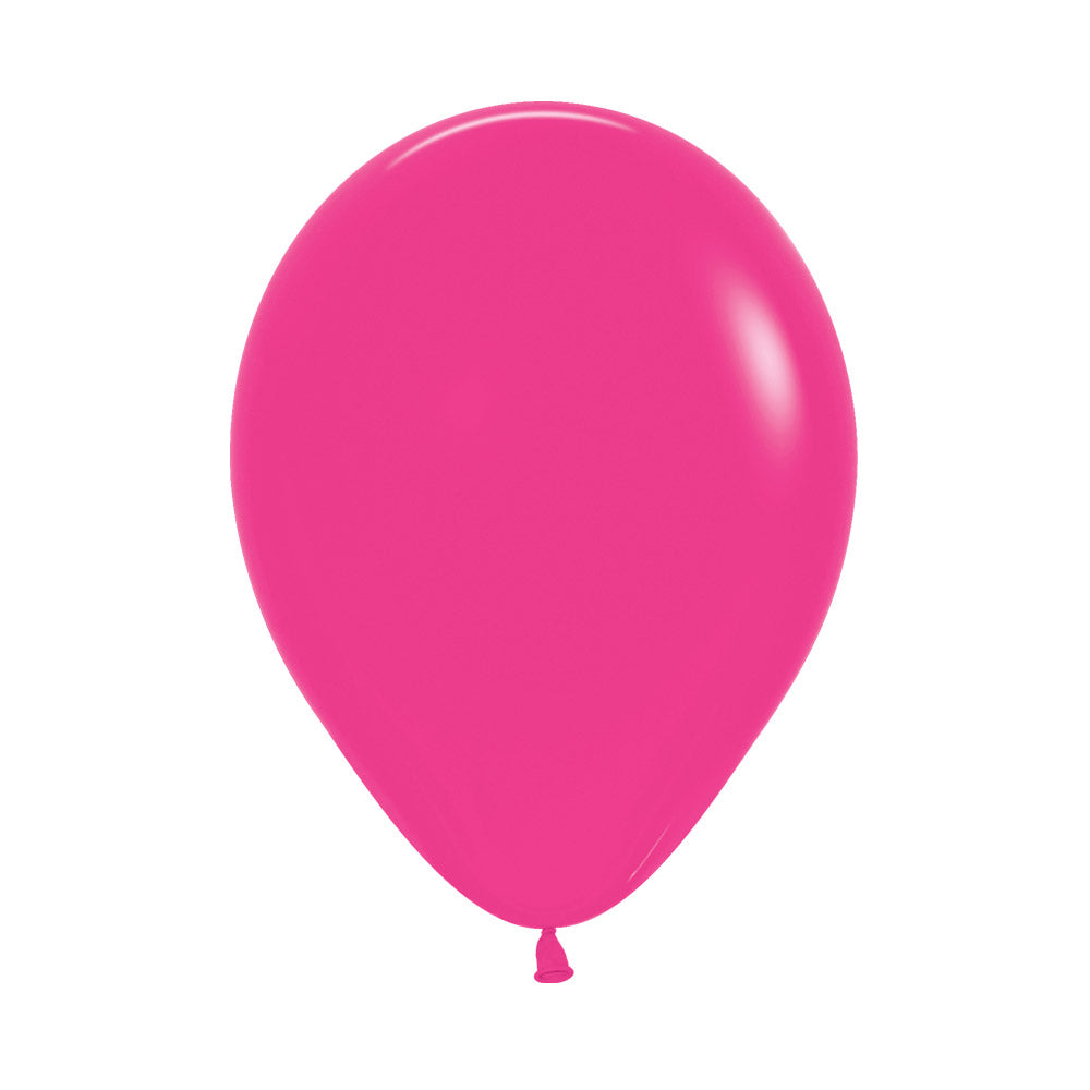 Fashion Fuchsia Round Latex Balloon