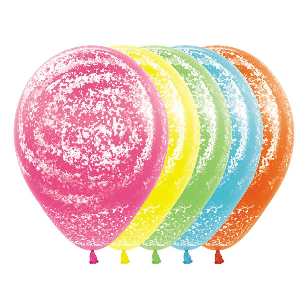 Graffiti Fashion Assorted Round Latex Balloon