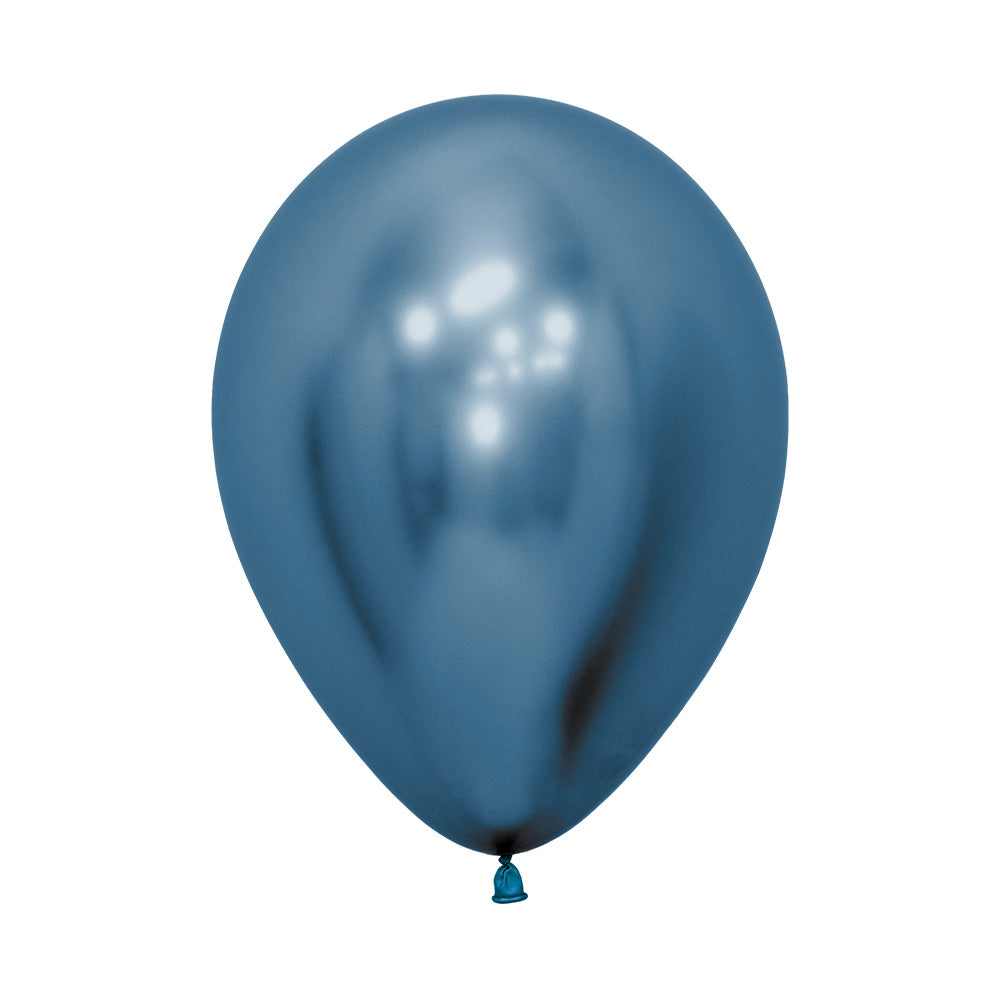 Reflex Blue Round Latex Balloon